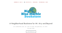 Desktop Screenshot of bigbluemarblebooks.com