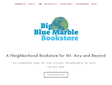 Tablet Screenshot of bigbluemarblebooks.com